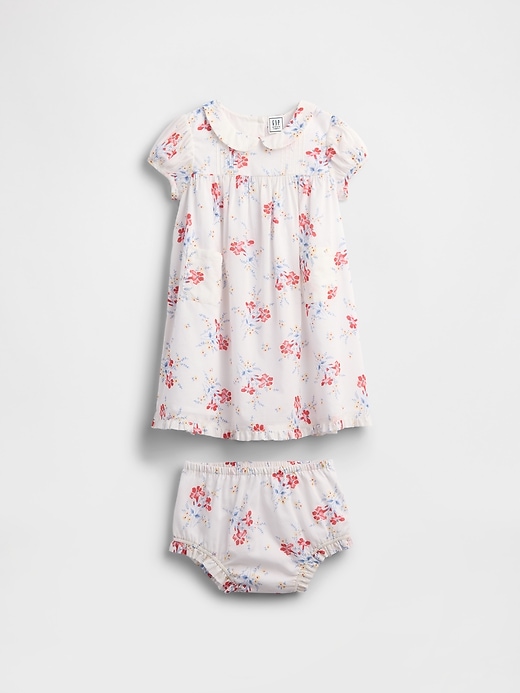 Image number 4 showing, Gap × DÔEN Baby & Toddler Pintuck Floral Dress