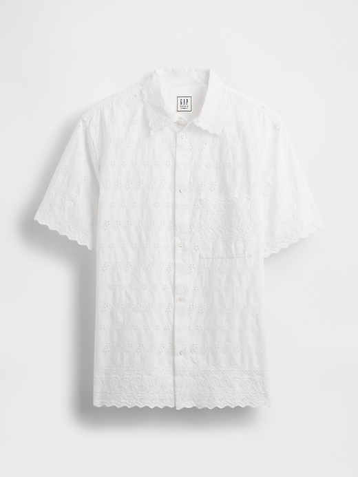Image number 7 showing, Gap × DÔEN Eyelet Shirt