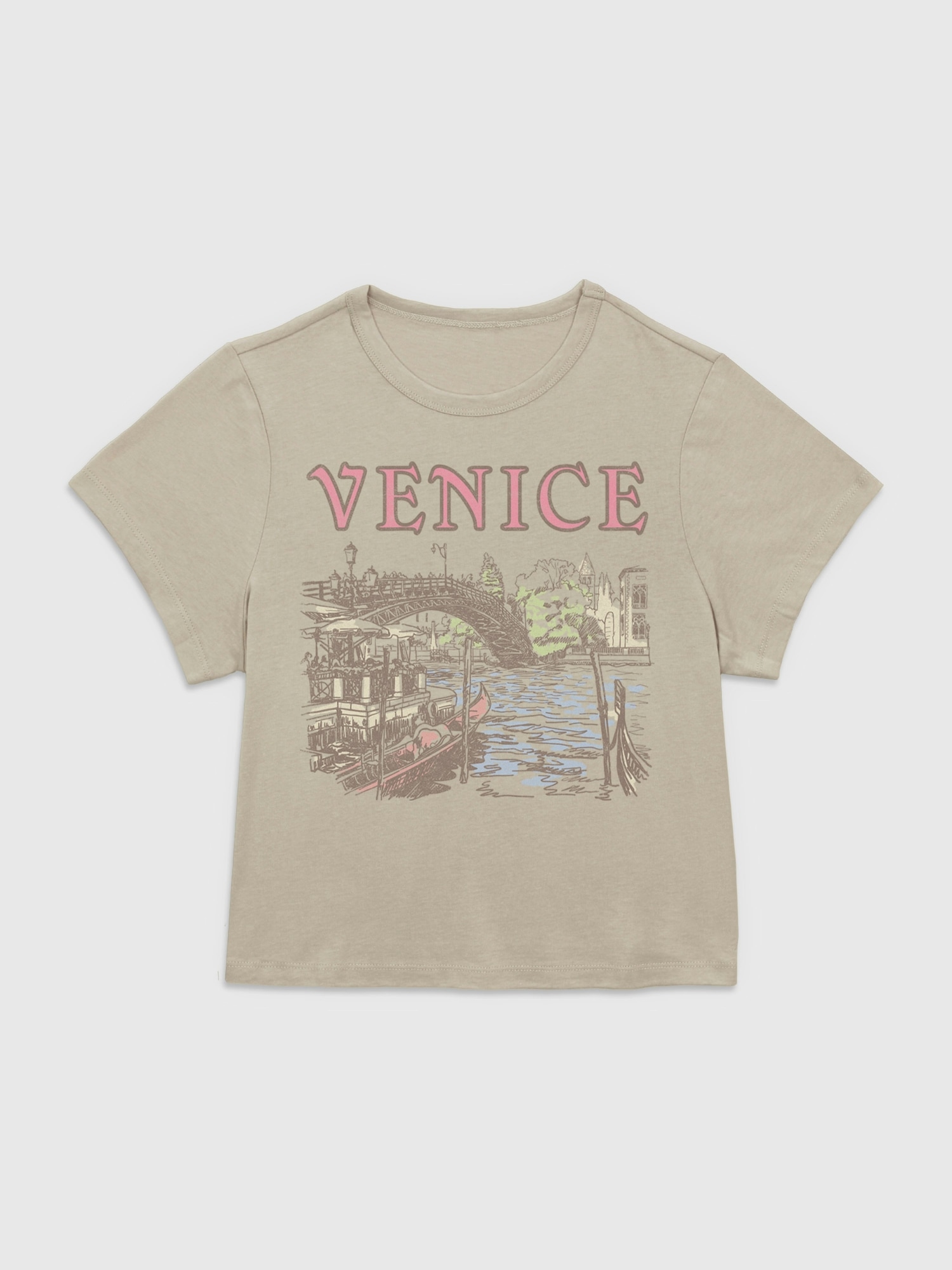 Venice Graphic Baby Fit T-Shirt