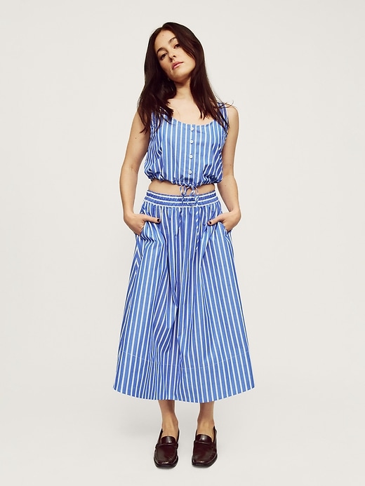 Image number 5 showing, Cinched-Hem Cropped Top