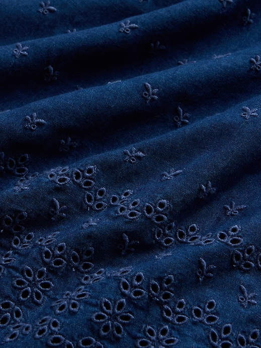 Image number 5 showing, Gap × DÔEN Eyelet Shift Mini Dress