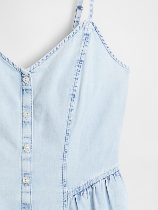 Image number 5 showing, Denim Seamed Maxi Dress