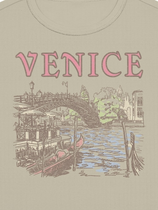 Image number 2 showing, Venice Graphic Baby Fit T-Shirt