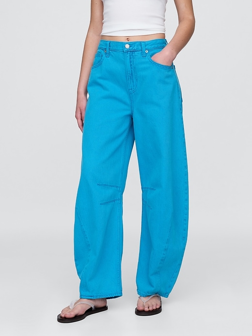 Image number 2 showing, High Rise UltraSoft Horseshoe Jeans