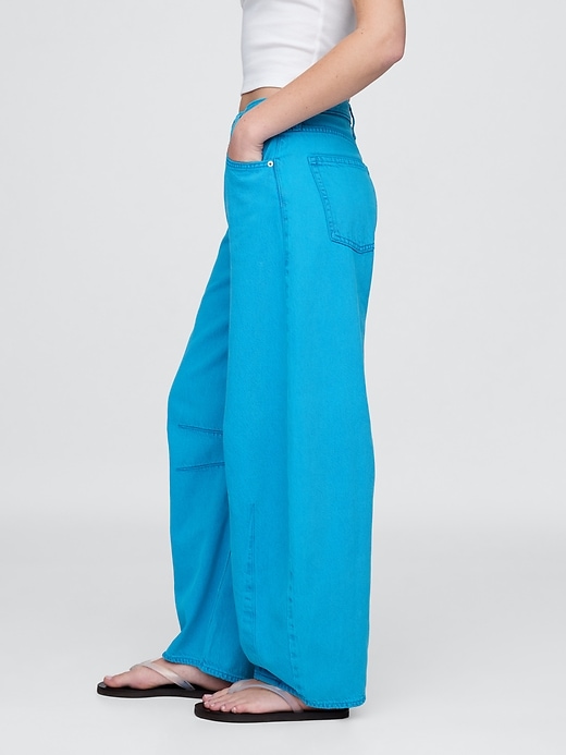 Image number 3 showing, High Rise UltraSoft Horseshoe Jeans
