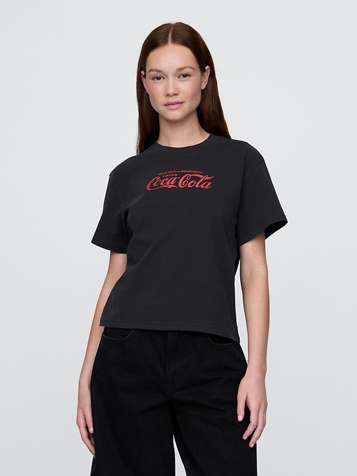 Image number 1 showing, Supima® Cotton Relaxed Coca Cola Graphic T-Shirt