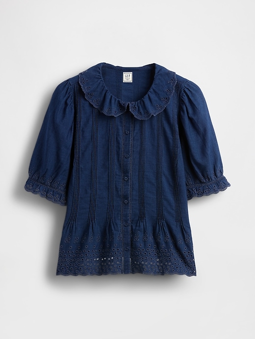Image number 6 showing, Gap × DÔEN Eyelet Shirt
