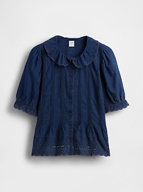 Gap × DÔEN Eyelet Shirt