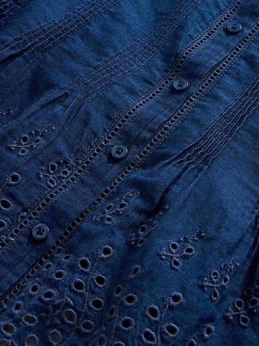 Image number 5 showing, Gap × DÔEN Eyelet Shirt