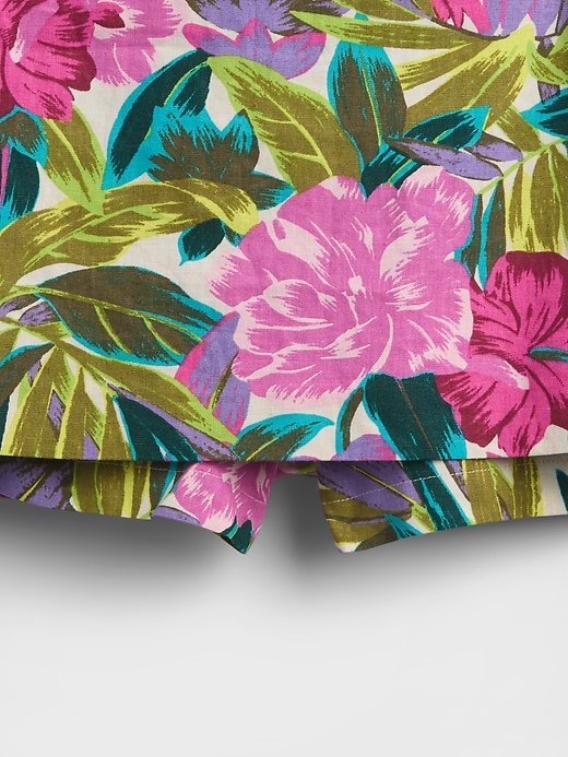 Image number 5 showing, Linen-Blend Mini Skort