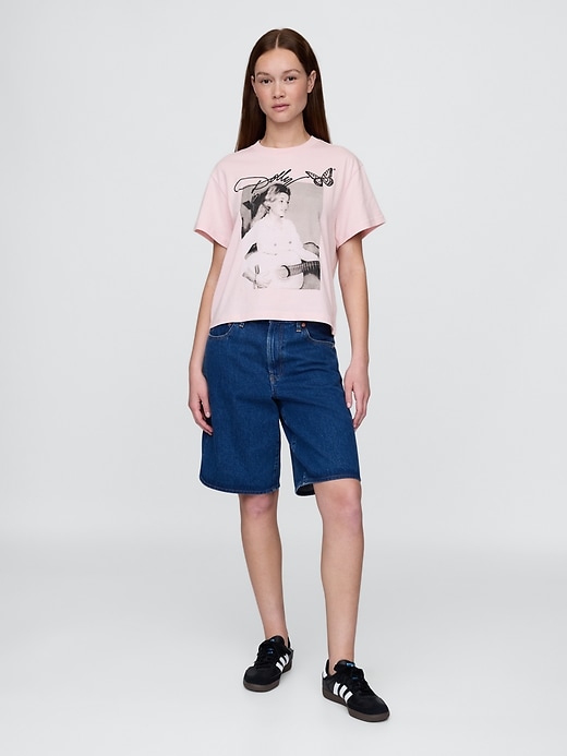 Image number 2 showing, Supima® Cotton Relaxed Dolly Graphic T-Shirt