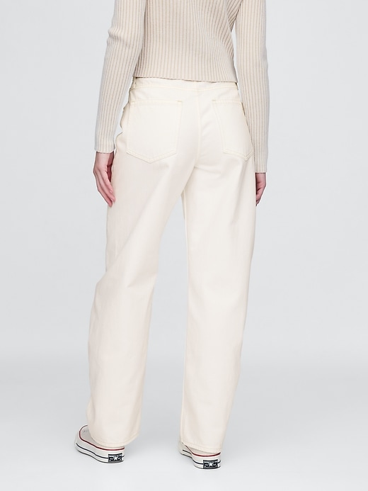 Image number 5 showing, High Rise Barrel Jeans