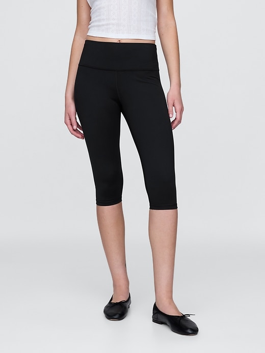 Image number 2 showing, GapFit High Rise Power Cropped Leggings