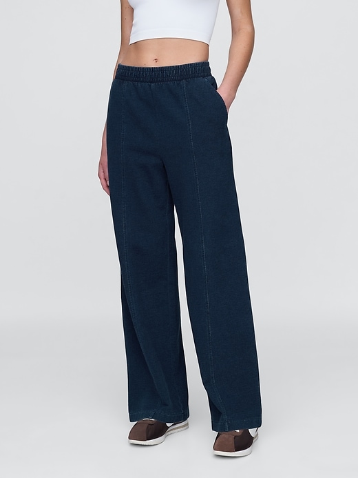 Image number 2 showing, Seamed Wide-Leg Sweatpants