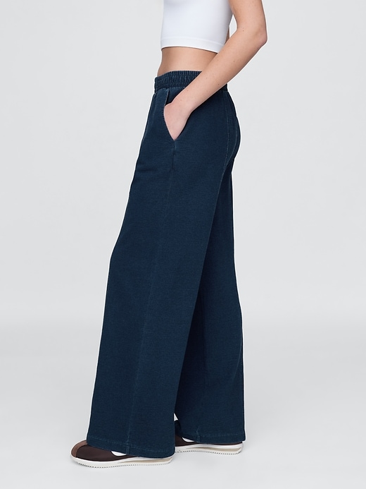 Image number 3 showing, Seamed Wide-Leg Sweatpants