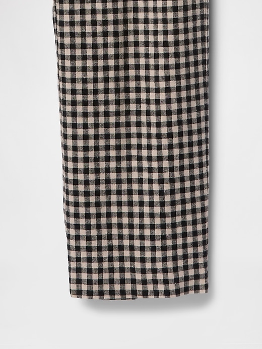 Image number 8 showing, Linen-Blend Relaxed Straight Ankle Pants
