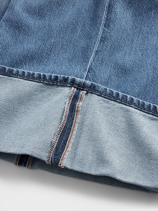 Image number 6 showing, Mid Rise UltraSoft Cuffed Baggy Jeans