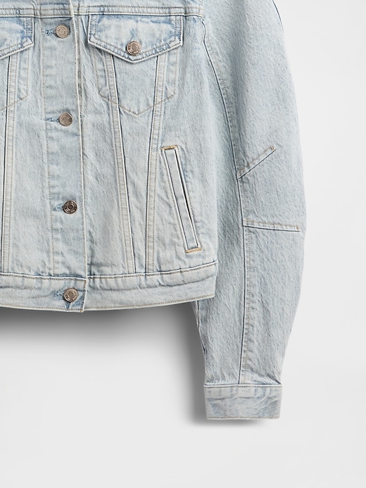 Image number 5 showing, Barrel-Sleeve Icon Denim Jacket