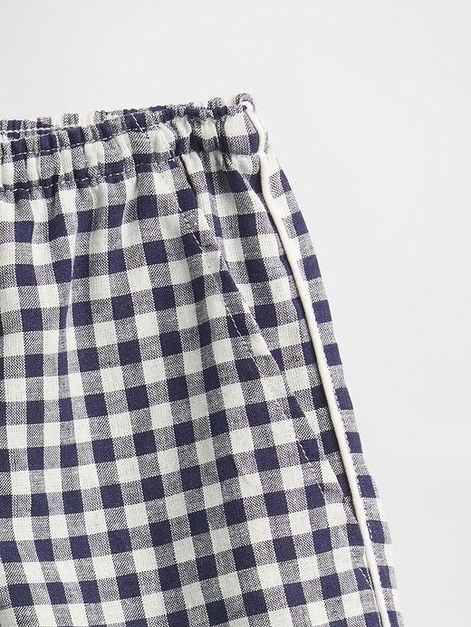 Image number 4 showing, Linen-Blend PJ Shorts