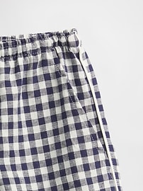 Linen-Blend PJ Shorts
