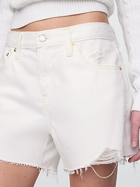 4" Mid Rise UltraSoft Relaxed Cutoff Shorts