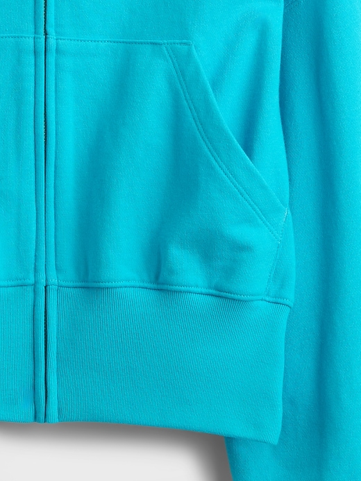 Image number 5 showing, Heavyweight French Terry Oversized Zip Wedge Hoodie