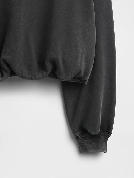 Image number 5 showing, Heavyweight French Terry Bubble-Hem Sweatshirt