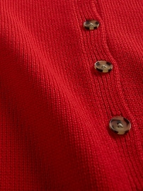 Cropped Cardigan Sweater Vest