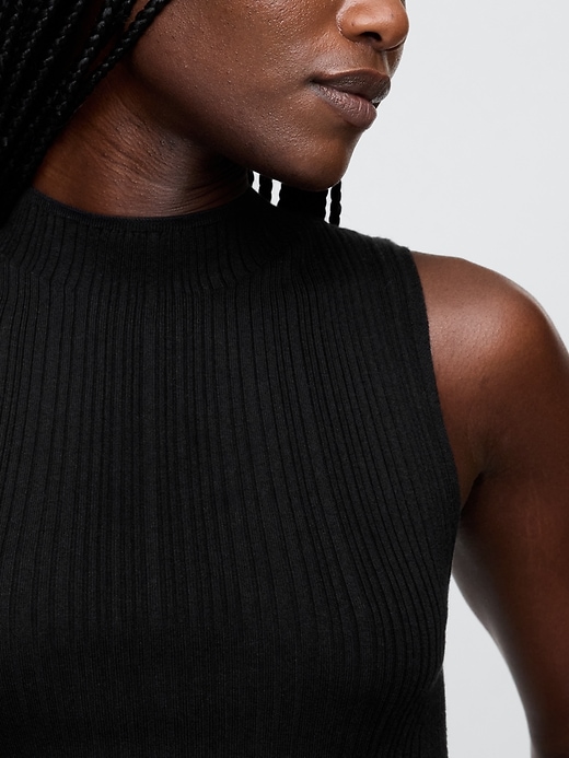 Image number 5 showing, Mockneck Rib Tank Top