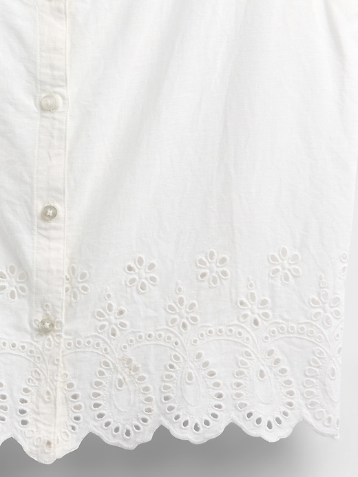 Image number 5 showing, Linen-Blend Embroidered Vest