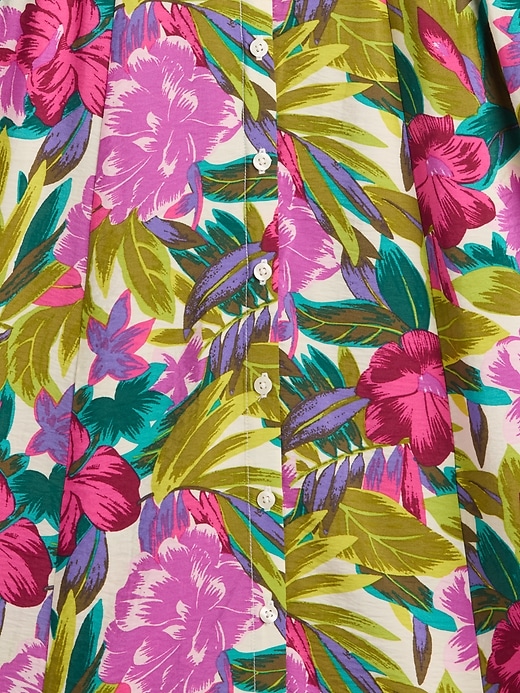 Image number 7 showing, Floral V-Neck Midi Dress