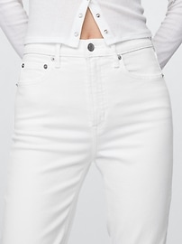 High Rise Cropped Capri Jeans