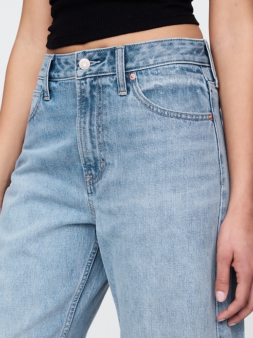 Image number 5 showing, Curvy High Rise Barrel Jeans
