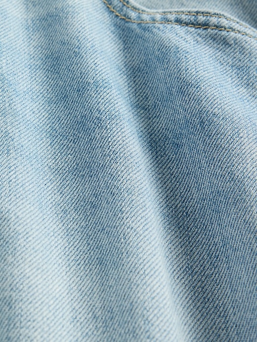 Image number 8 showing, Curvy Mid Rise UltraSoft Baggy Jeans