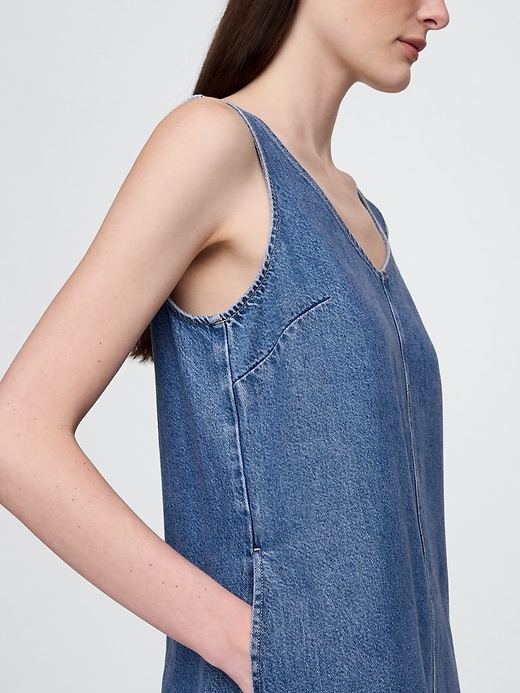 Image number 7 showing, UltraSoft Denim Mini Dress