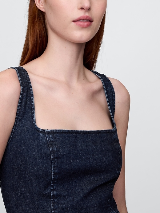 Image number 7 showing, Denim Bodycon Midi Dress