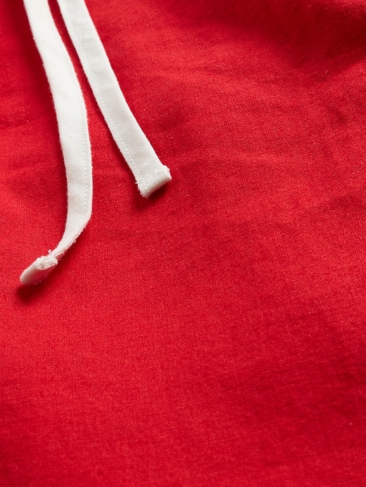 Image number 5 showing, Linen-Blend Halter Mini Dress