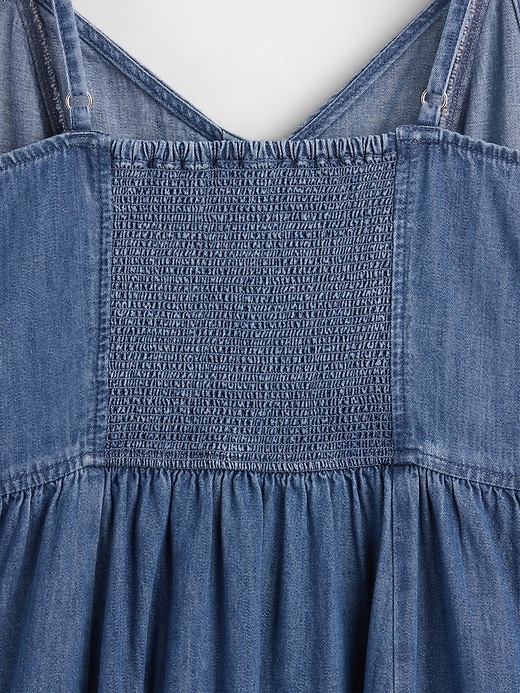 Image number 5 showing, Denim Seamed Maxi Dress