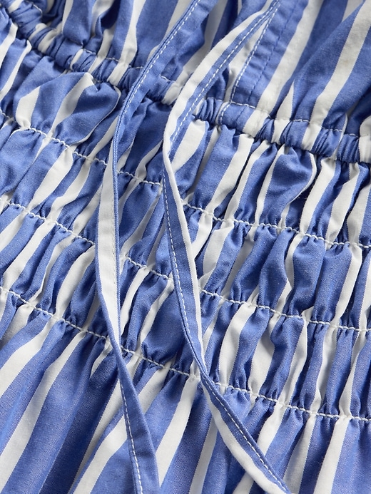 Image number 5 showing, Poplin Smocked Midi Dress