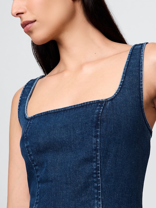 Image number 5 showing, Denim Bodycon Midi Dress