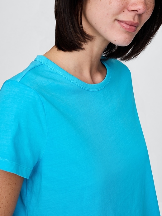 Image number 5 showing, Organic Cotton VintageSoft Cropped T-Shirt