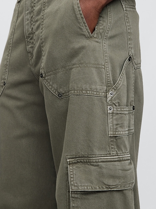 Image number 8 showing, Mid Rise Barrel Cargo Pants