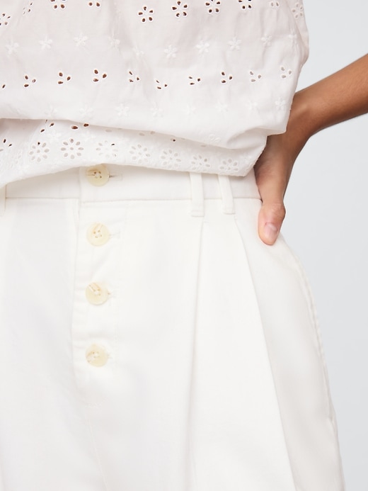 Image number 8 showing, Gap × DÔEN High Rise Pleated Trousers