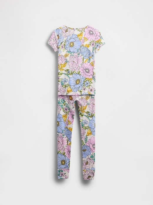 Image number 2 showing, Kids Organic Brushed Cotton Floral PJ Set