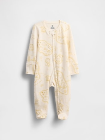 Baby First Favorites Organic Cotton Footed One-Piece