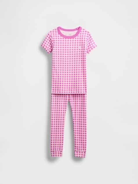Baby & Toddler Organic Brushed Cotton Gingham PJ Set