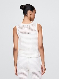 100% Cotton Crochet Tank Top
