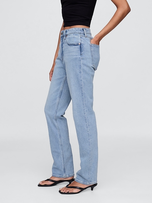 Image number 3 showing, Curvy High Rise '90s Straight Jeans
