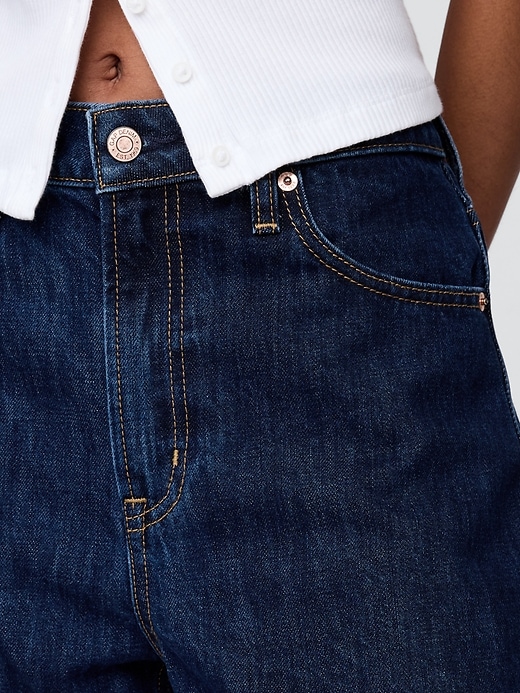 Image number 8 showing, Curvy High Rise Barrel Jeans