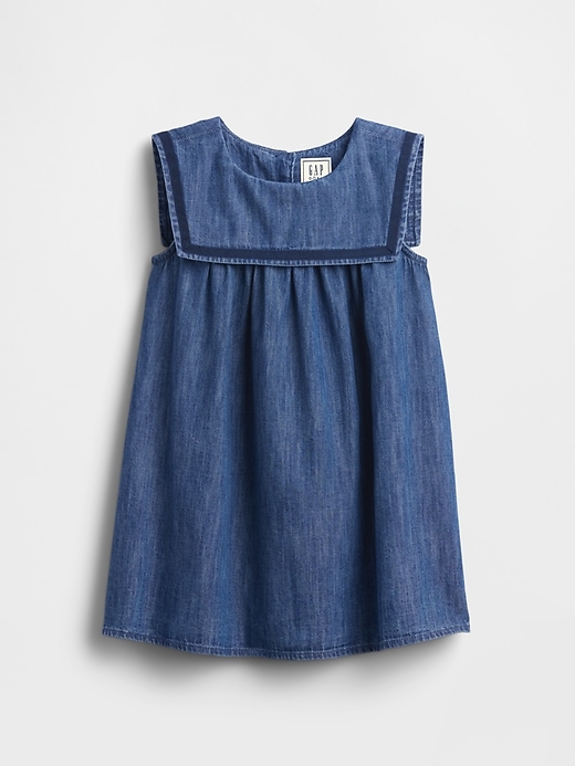 Image number 2 showing, Gap × DÔEN Baby & Toddler Denim Sailor Dress